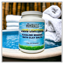 Load image into Gallery viewer, pH Miracle® Liquid Lightening Alkaline Mineral Bath Clay Salts