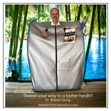 Load image into Gallery viewer, Infrared (FIR) LED Red Light Therapy Sauna with Carrying Bag and Folding Chair