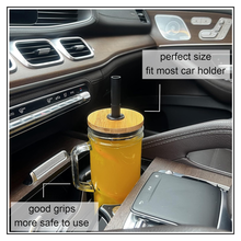 Load image into Gallery viewer, Innerlight Code 24 oz Glass Cups with Handle - Set of 2 Cups