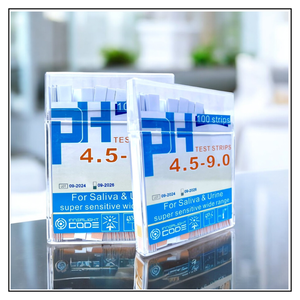 pH Test Strips - 100 Urine & Saliva Tests