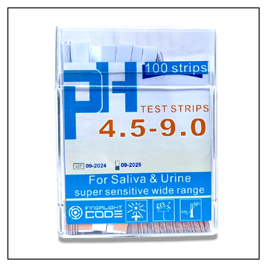 pH Test Strips - 100 Urine & Saliva Tests