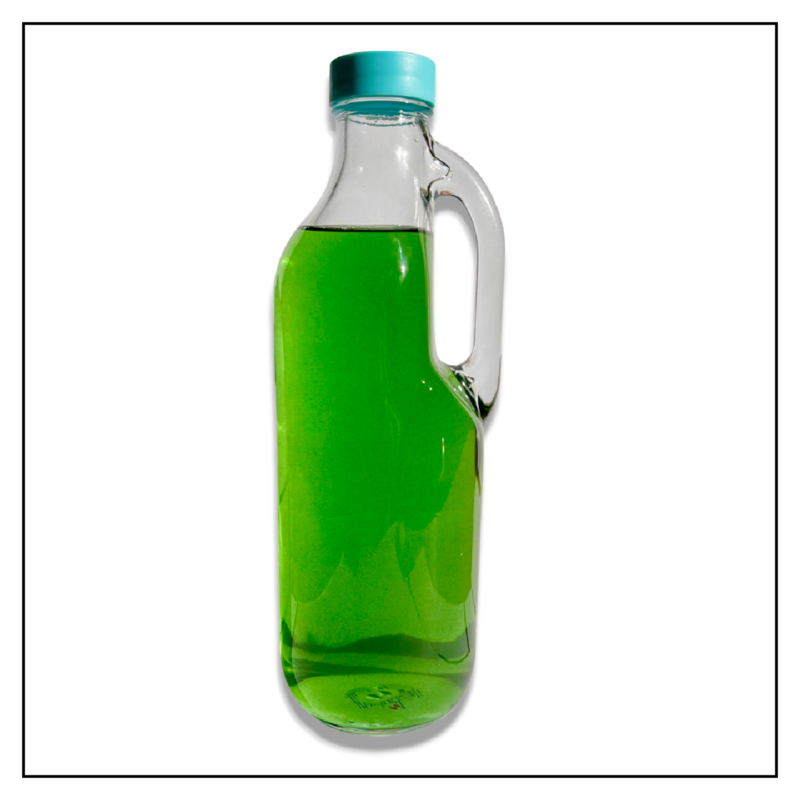 Innerlight Code 47oz Clear Glass Bottle with Handle and Lid