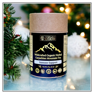 Immune Support - Organic Wildcrafted  and Handpicked Herbal Carpathian Mountain Tea - 30 Servings